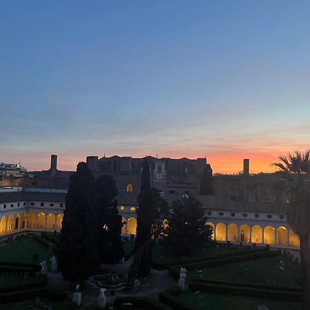 Camera X2 Con Magnifica Vista Sul Chiostro Di Michelangelo E Le Terme Di Diocleziano Rome Buitenkant foto